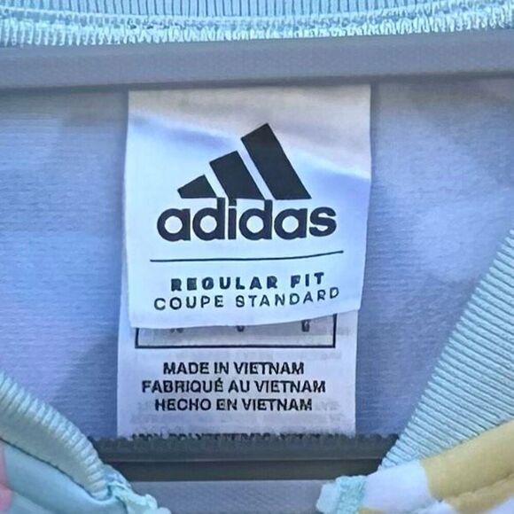 NWT Adidas Tricot Bomber Jacket Girl's Size 14/Large Multicolor Camo Long Sleeve - Picture 9 of 11